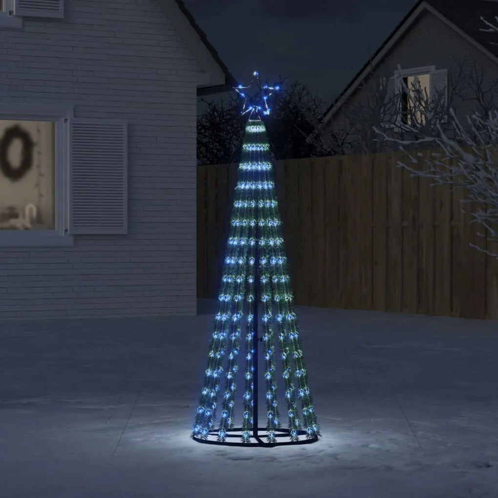 Illuminazione Albero di Natale a Cono con LED 688, 1544, 275 - Varie Dimensioni e Colori, Blu / 275LED / 180cm