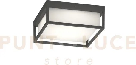 Osaka applique plafoniera quadra 25cm 4 luci attacco gx53 grigio an...