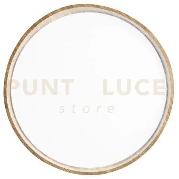 Plafoniera led madera effettolegno 36w 6000lm cct 3000k 4000k  6500...