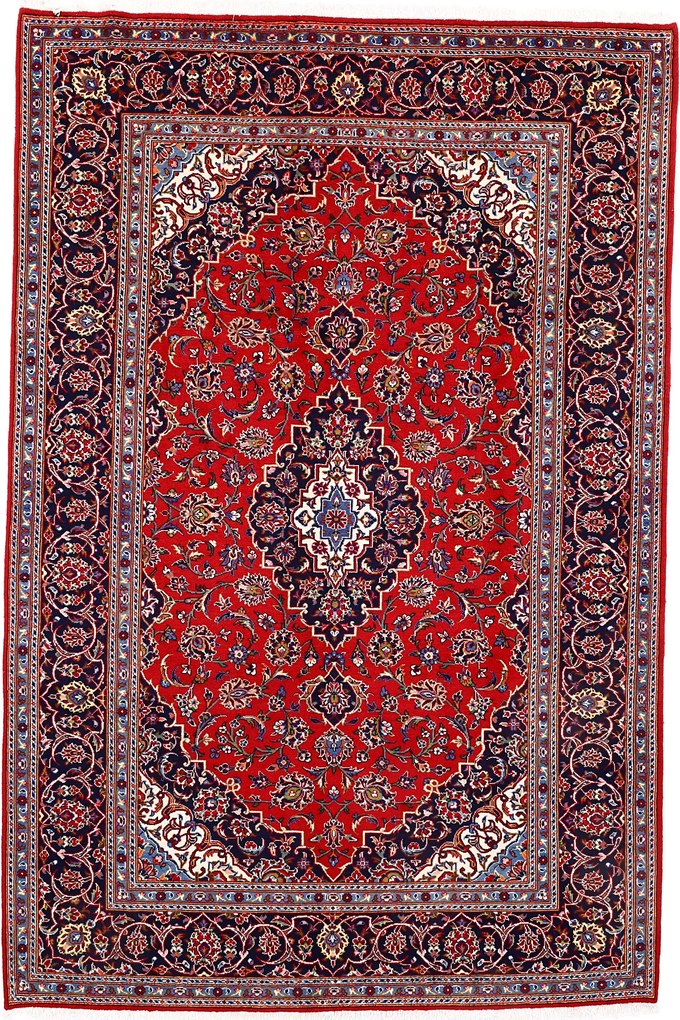Kashan Tappeto 200 x 300 (Iran) Annodato A Mano