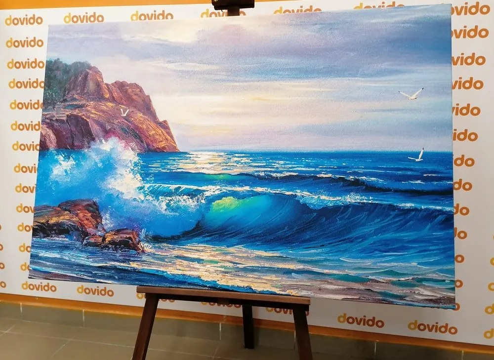 Quadro su tela – Mattina sul mare