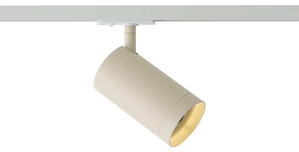 Faretto moderno beige per sistema a binario monofase GU10 70mm - Iconic Jeana Luxe