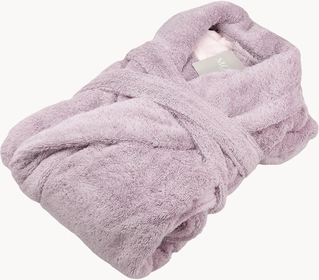 Accappatoio unisex in cotone con collo sciallato Homewear