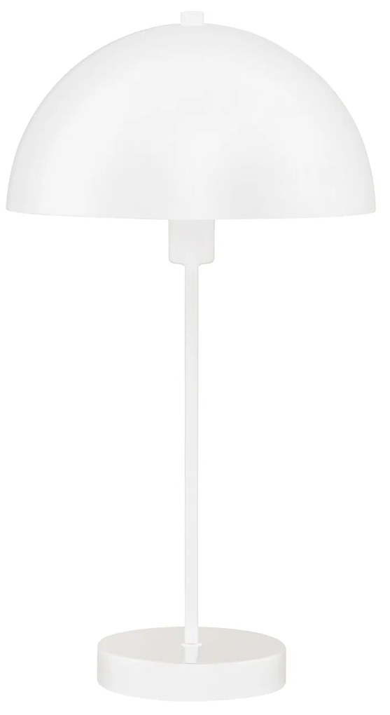 Lampada Da Scrivania Contemporanea Mushroom Acciaio Bianco 1 Luce E14