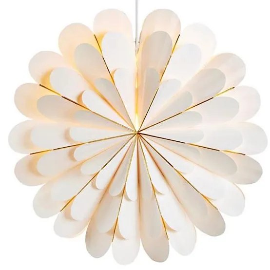 Markslöjd 705306 - Decorazione di Natale MARIGOLD 1xE14/25W/230V 45 cm bianco