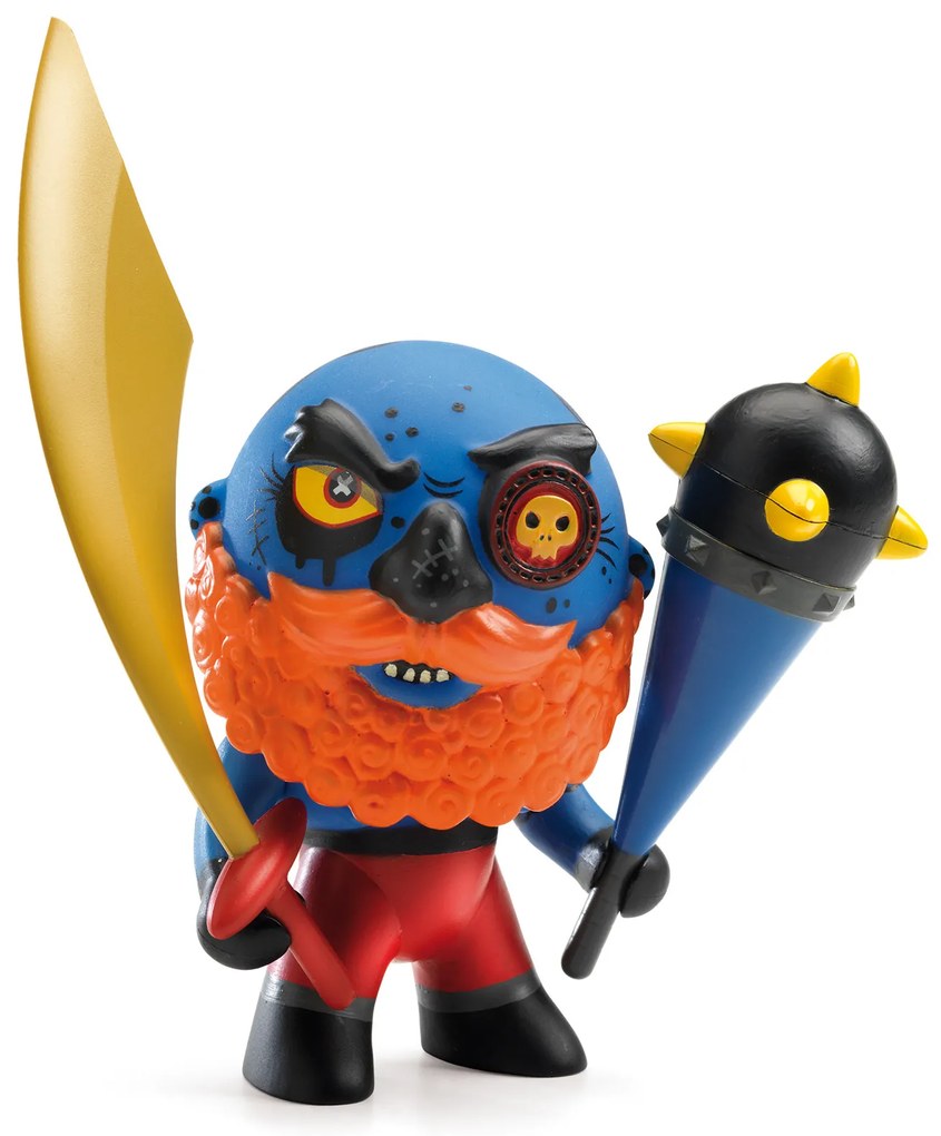 Pacchetto Arty Toys - pirata So Hipster & pirata Skull con zattera e forziere