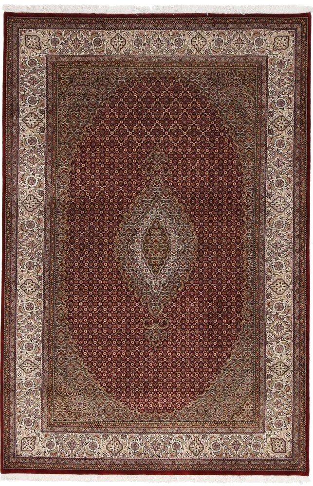 Tabriz Tappeto 180x270 Beige (Indian) Annodato A Mano
