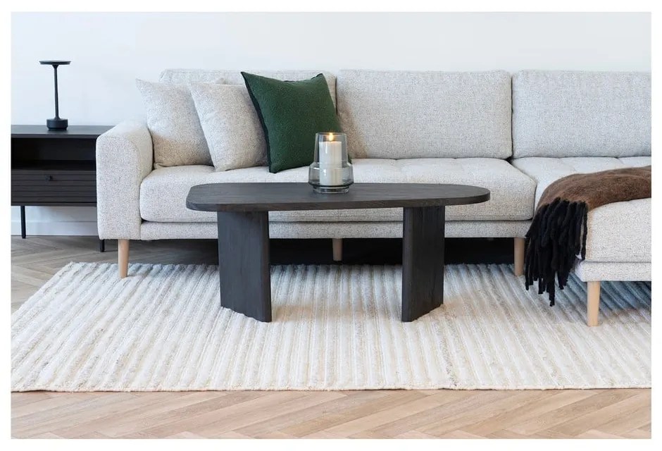 Tavolino da salotto marrone scuro 50x100 cm Melo – House Nordic