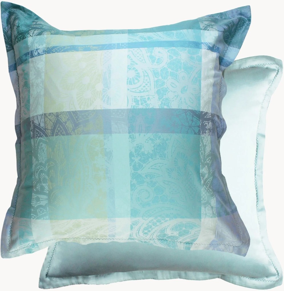 Copricuscino reversibile in cotone jacquard Mille Dentelles