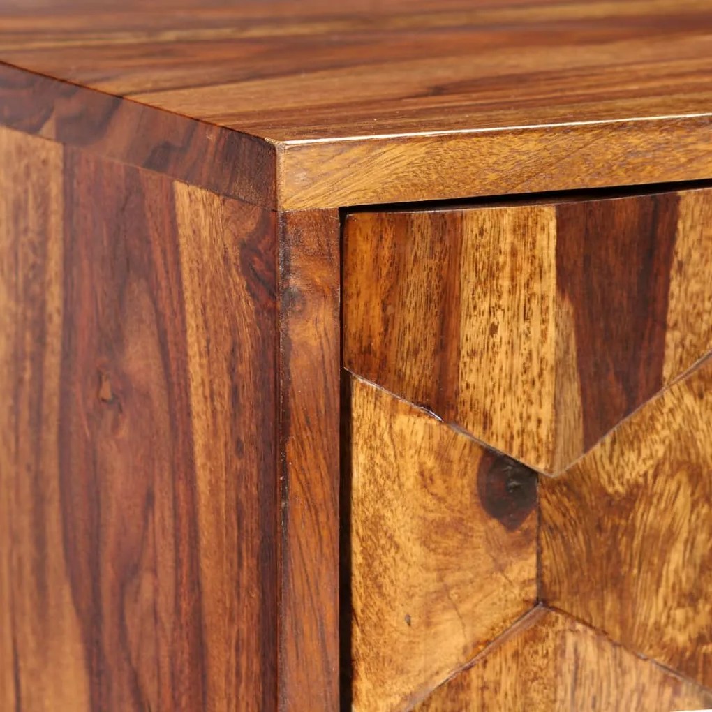 Mobile porta tv in legno massello di sheesham 140x30x40 cm