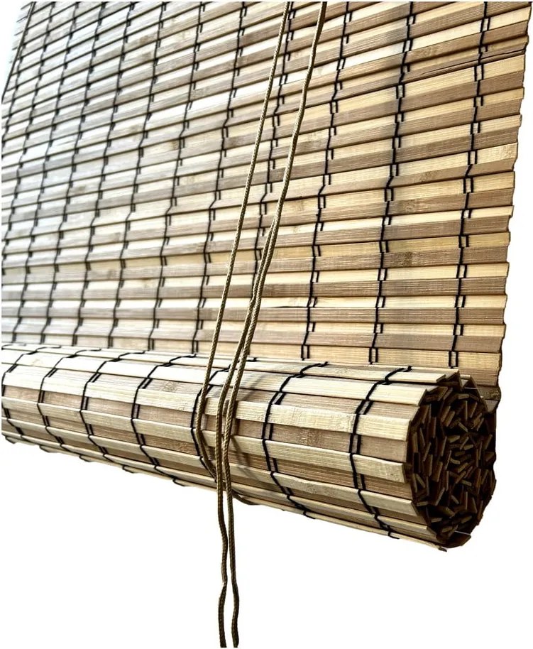 Tenda a pacchetto di colore naturale in bambù 100x160 cm Java – Gardinia