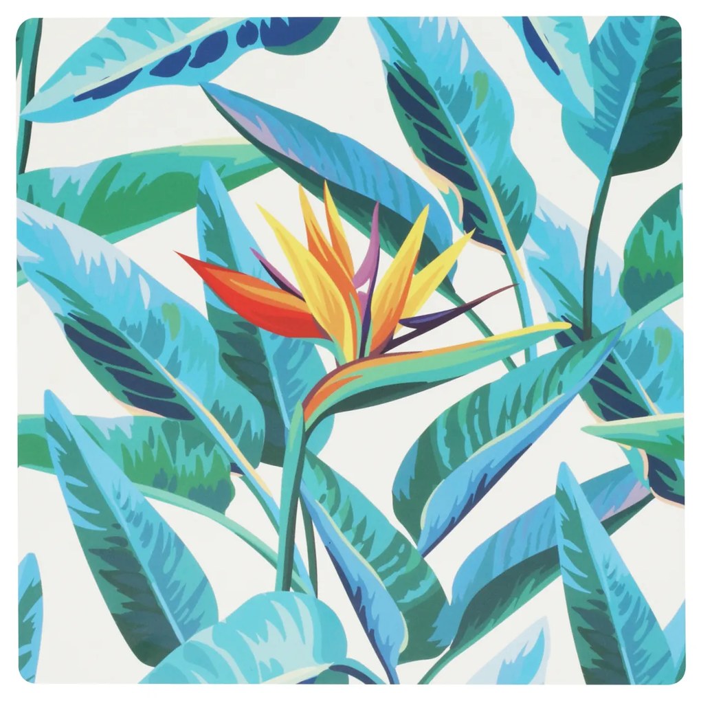 Tovaglietta quadrata 34,5x34,5 cm polipropilene decorata