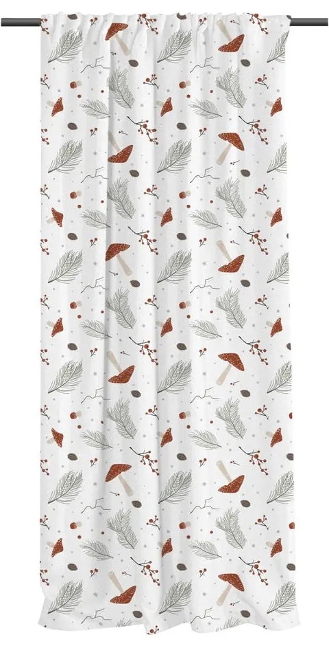 Tenda bianca in raso di cotone 110x250 cm Toadstools – Butter Kings