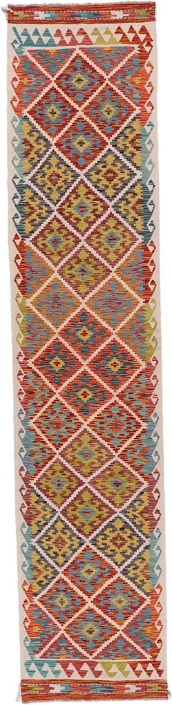 Kilim Tappeto orientale 80 x 390 (Pakistan) Annodato A Mano