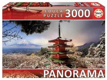 Puzzle Educa Mount Fuji Panorama 18013 3000 Pezzi