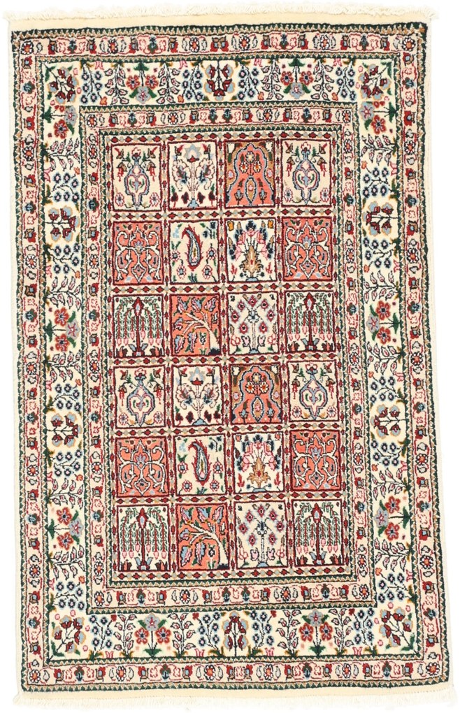 Moud Tappeto 90x120 (Iran) Annodato A Mano