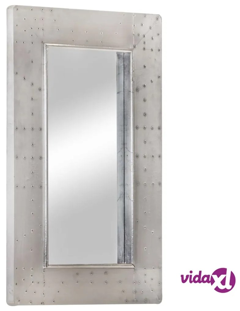 vidaXL Specchio Stile Aviatore 80x50 cm in Metallo