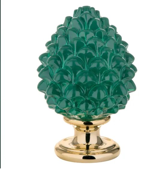 BONGELLI PREZIOSI PIGNA ORNAMENTALE  H cm 12,5 VERDE