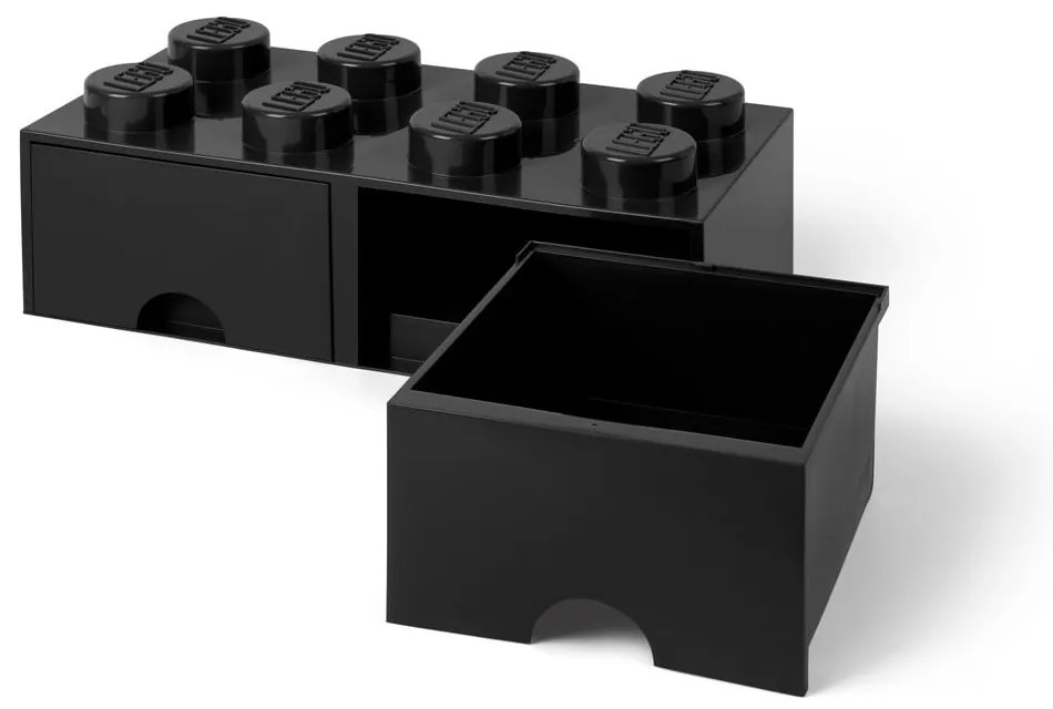 Contenitore nero con due cassetti - LEGO®