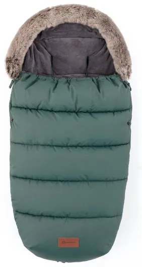 PETITE&MARS - SET Sacco nanna per bambini 4 in 1 COMFY + muffole per passeggino FURRY Khaki