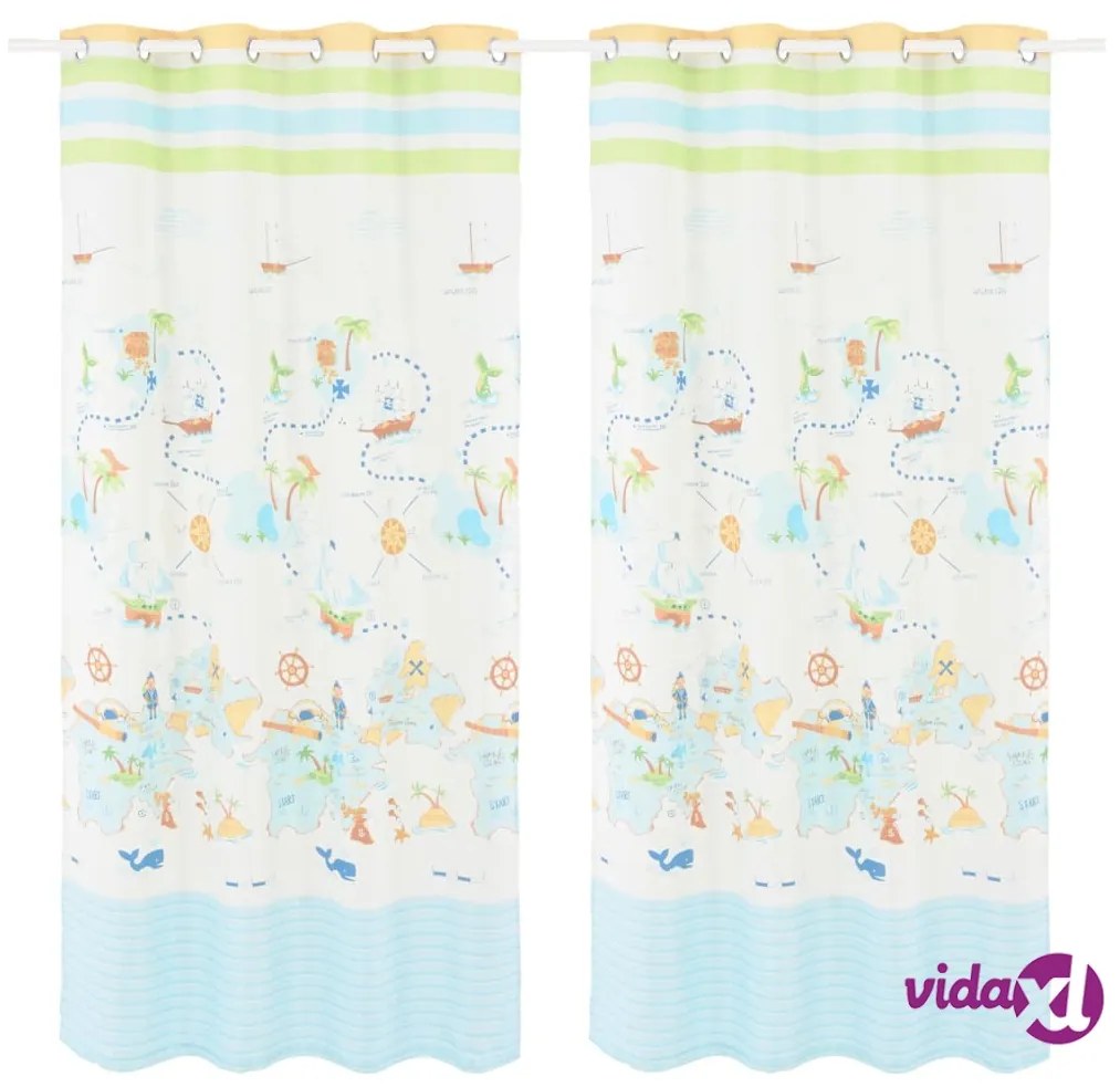 vidaXL Tende Oscuranti per Bambini 2pz 140x240cm Giramondo