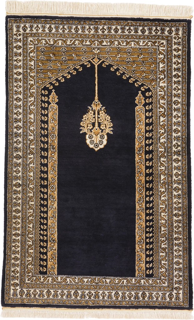 Ghom Tappeto 90x60 (Iran) Annodato A Mano