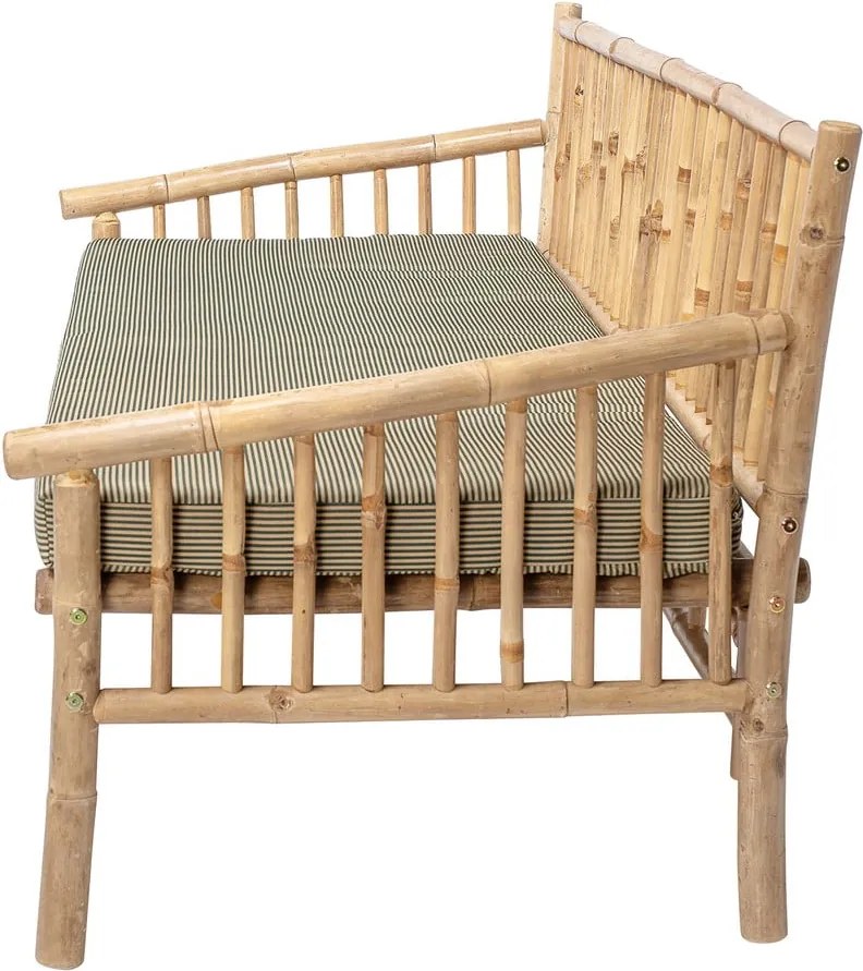 Divano da giardino in bambù di colore beige-naturale Sole - Bloomingville