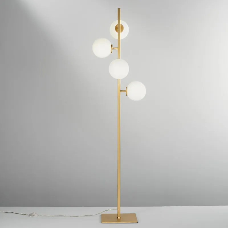 Lampada da terra Enoire oro, H 149.8 cm, E14 4xLUCE AMBIENTE DESIGN