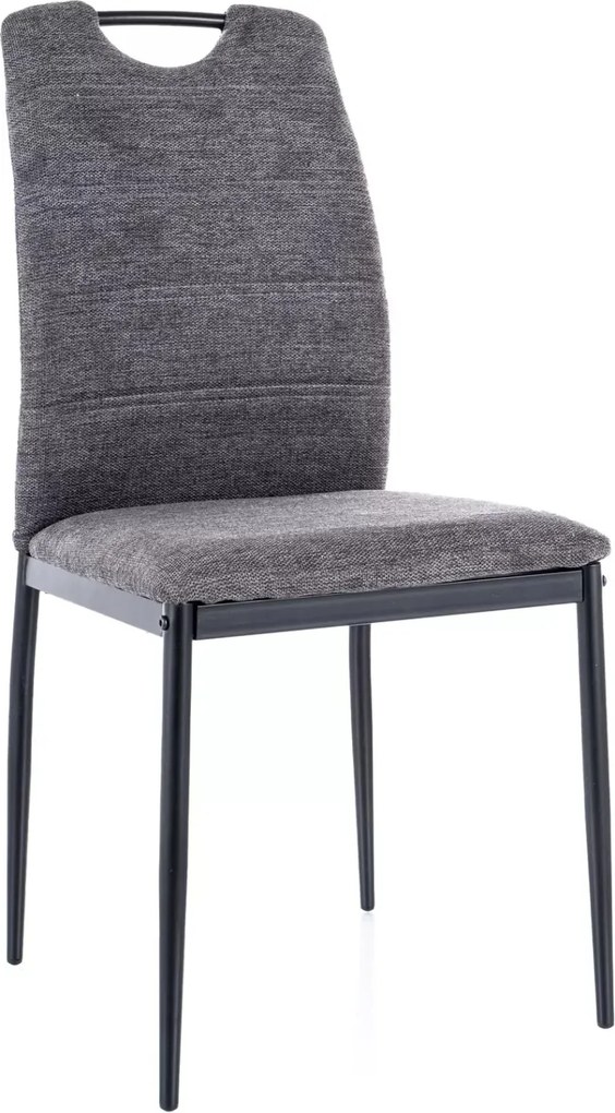 Sedia Rip Brego grigio scuro – 44x38x92 cm