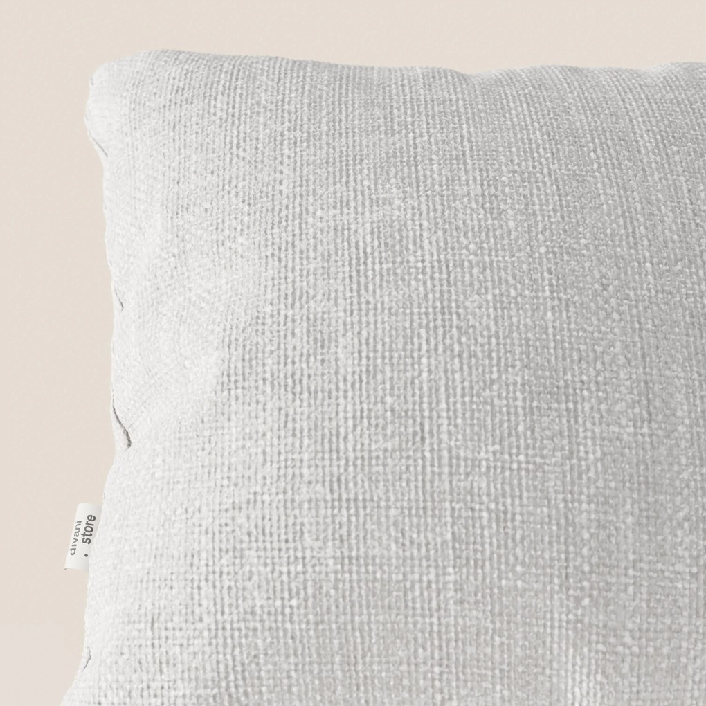 Lyon cuscino disponibile in diversi colori realizzato in morbido tessuto intrecciato impermeabile T06 grigio chiaro