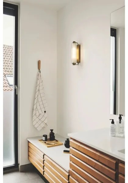 Nordlux - Illuminazione per specchio da bagno NIMAL 2xE14/25W/230V IP44 ottone