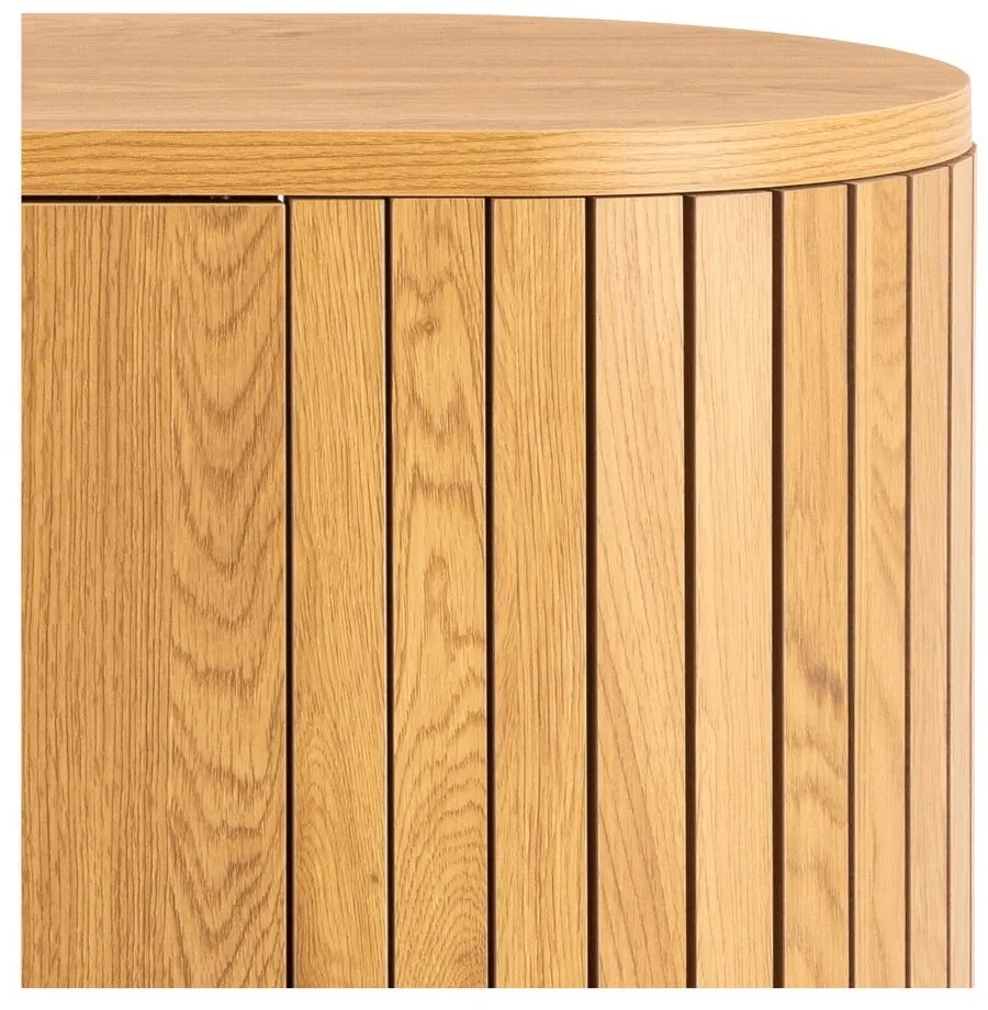 Cassettiera effetto rovere in colore naturale 160x80x45 cm Colima - Actona