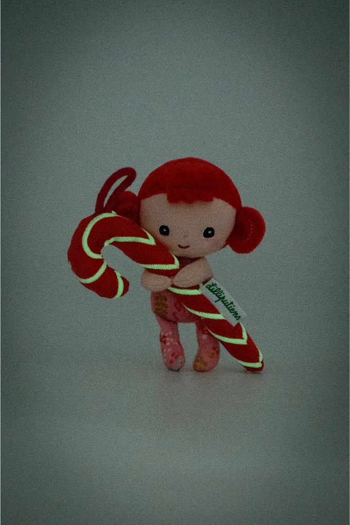 Lilliputiens - Elfo di Natale con bastoncino di zucchero