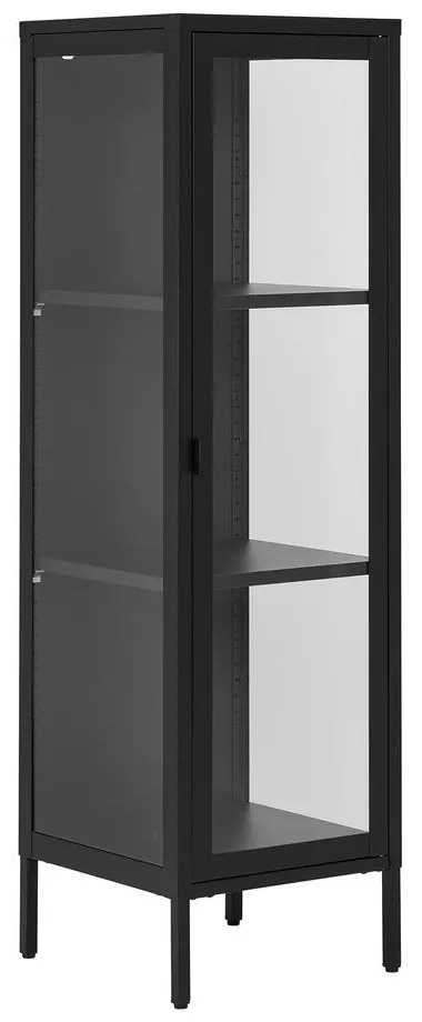 Vetrina in metallo nero 40x140 cm Brisbane - House Nordic