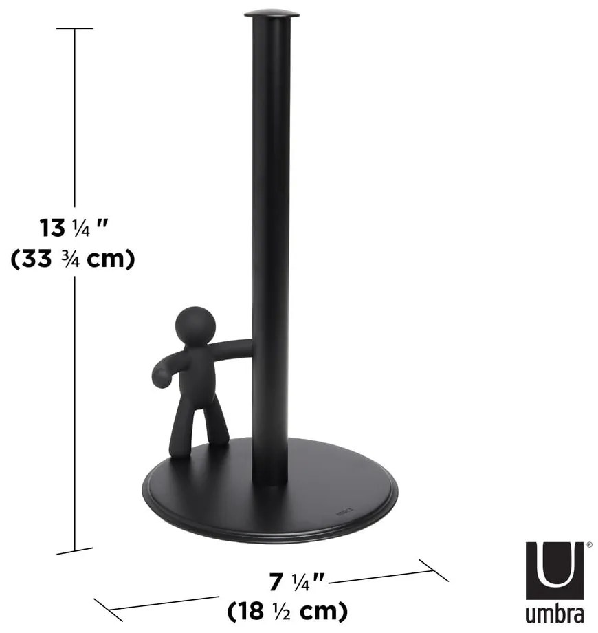 Porta asciugamani da cucina in acciaio ø 19 cm Buddy - Umbra