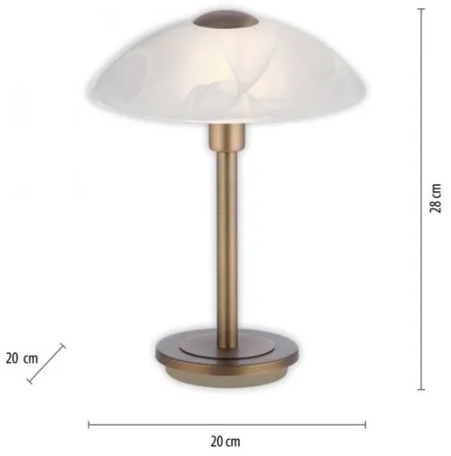 Paul Neuhaus 4026-11 - Lampada da tavolo LED dimmerabile ENOVA 1xG9/2,6W/230V