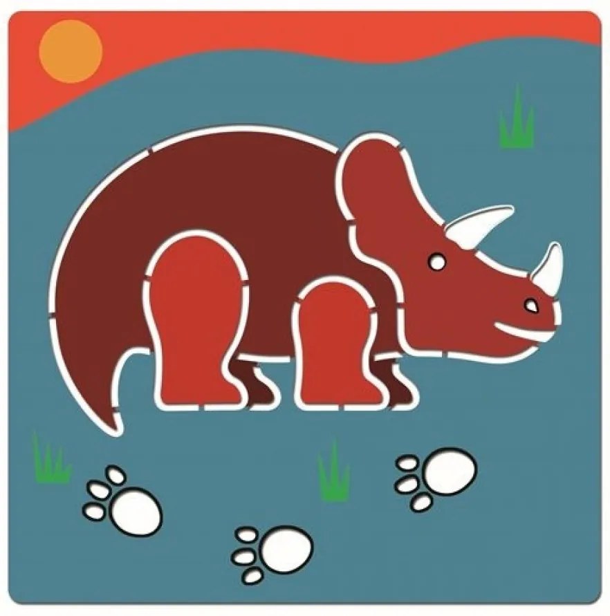 Stencil illustrati - dinosauri