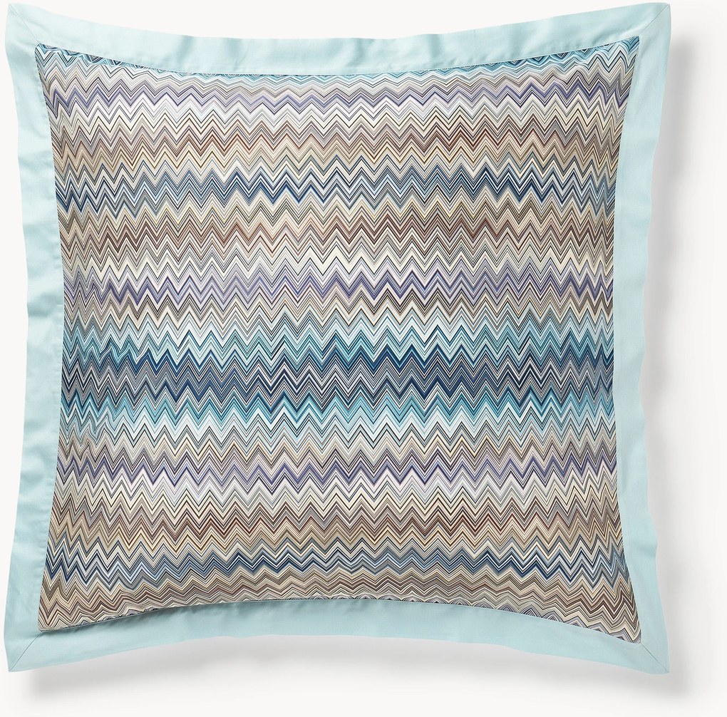 Set di 2 federe in cotone con motivo a zig-zag John Re
