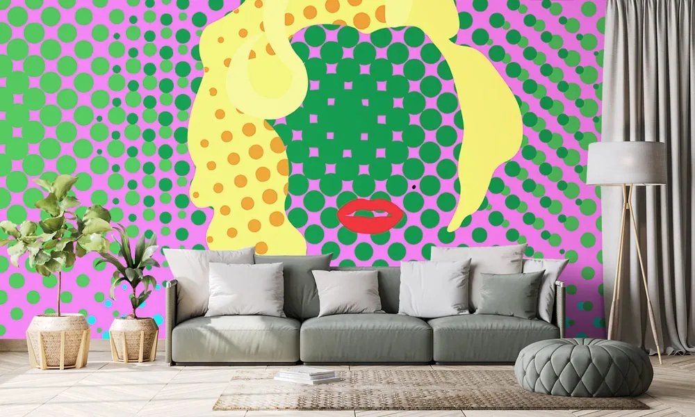 Carta da parati – Marilyn Monroe in stile pop art