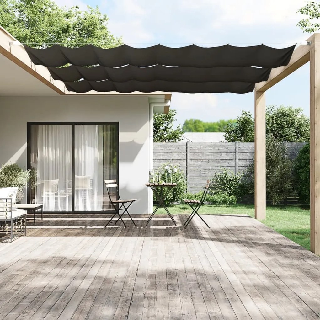 Paravento Verticale Antracite 100x800 Cm İn Tessuto Oxford /