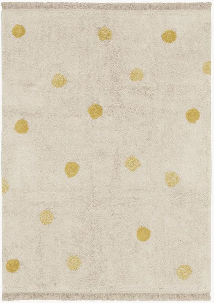 Tappeto per bambini in cotone lavabile Hippy Dots, fatto a mano