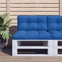 Cuscini per Pallet 2 pz Blu Reale in Tessuto 360721