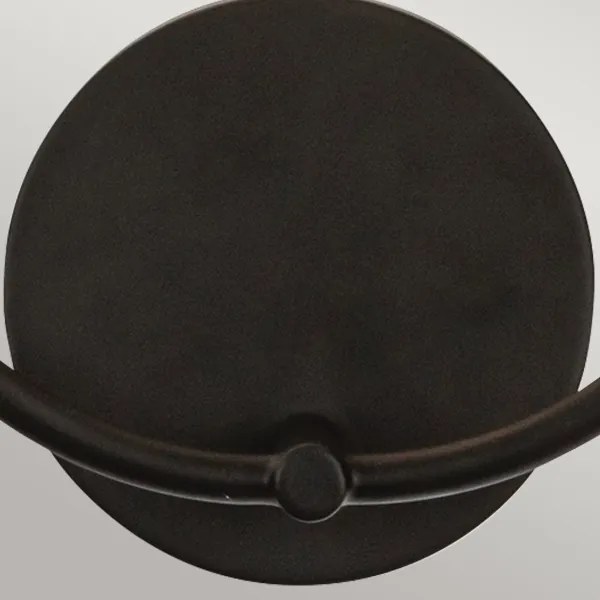 Alora Mood ALM-SYLVIA-2WB-BK-CL - Applique SYLVIA 2xE14/40W/230V nero