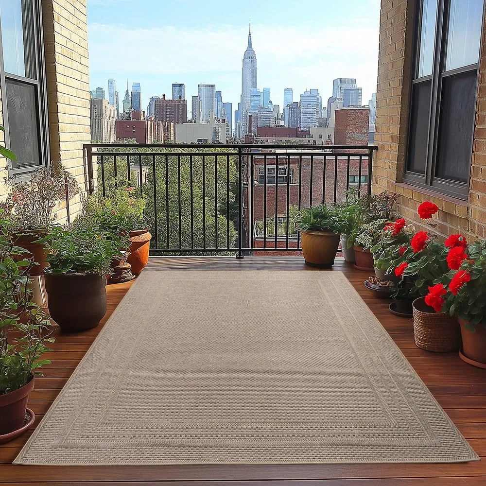 Tappeto da interno ed esterno beige 200x290 cm Desert 1304 – Ayyildiz Carpets