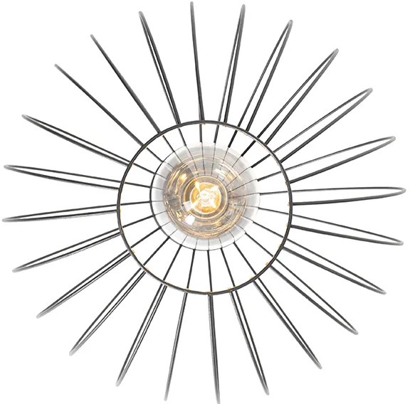 Plafoniera industriale nera - Margarita