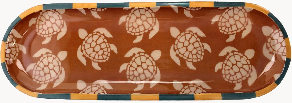 Piatto in legno di mango Turtle