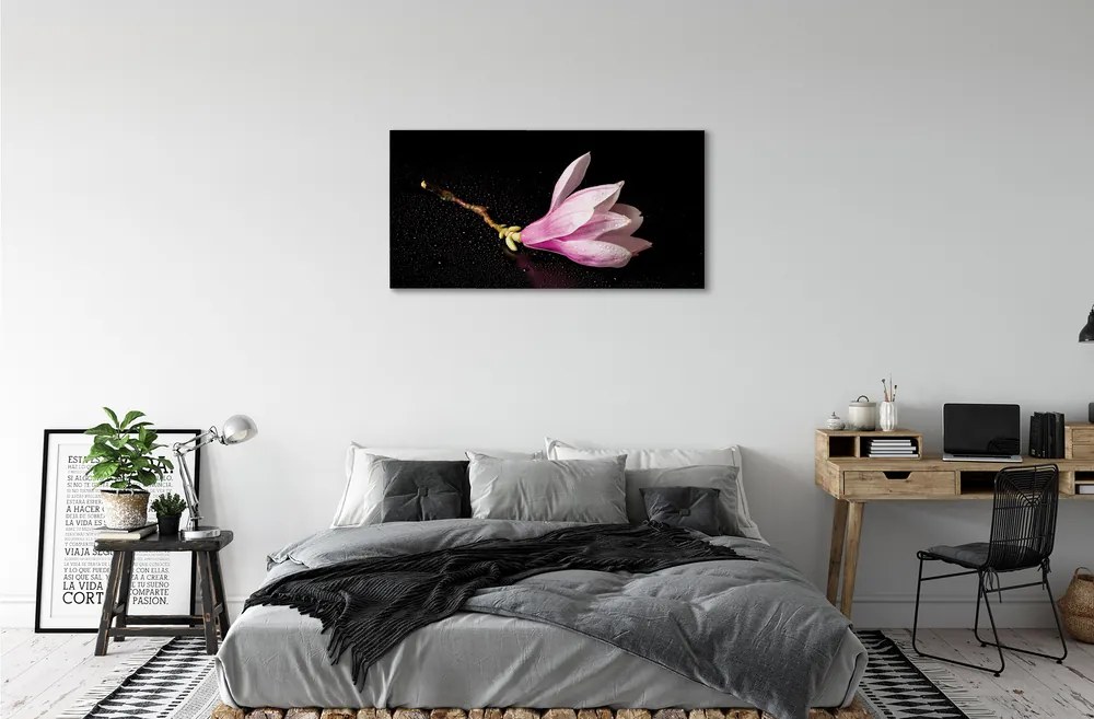 Quadro su tela Acqua di fiori 100x50 cm