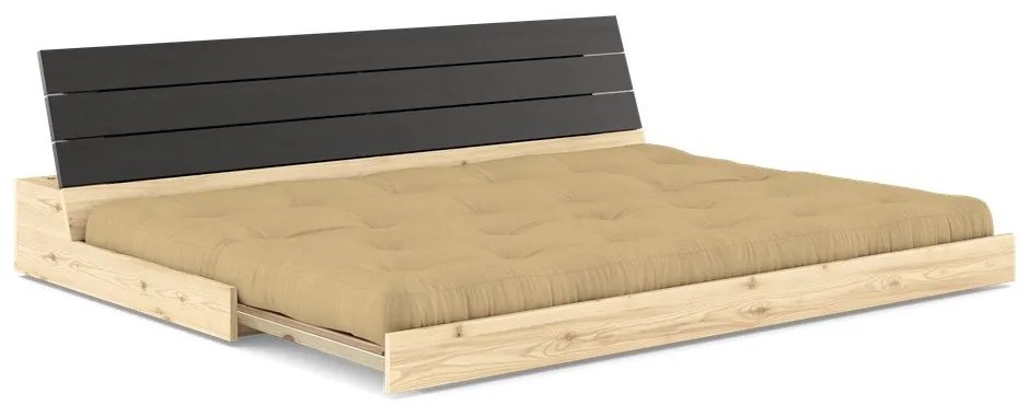 Divano letto color senape 196 cm Base - Karup Design