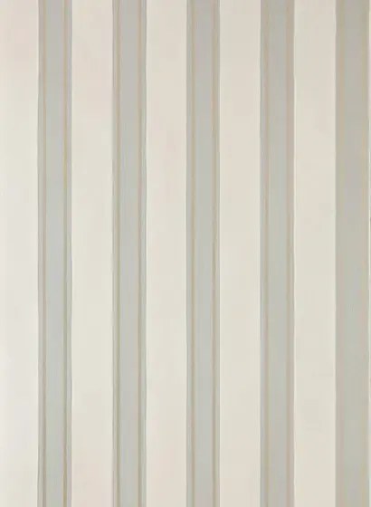 Tapete Block Print Stripe von Farrow & Ball - Dimity/ Lamp R