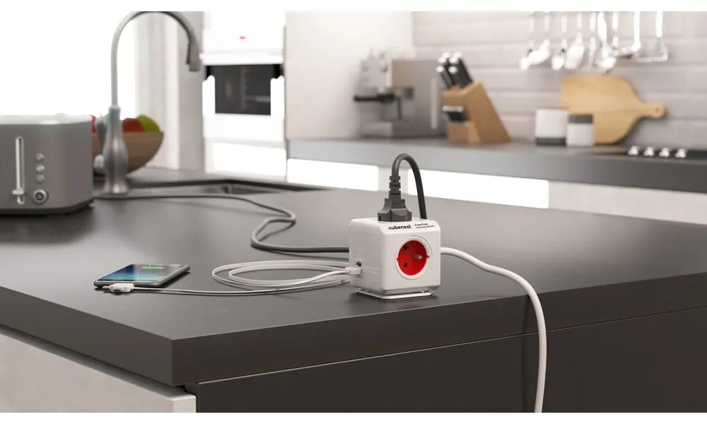 Presa di corrente PowerCube Extended USB - Cubenest